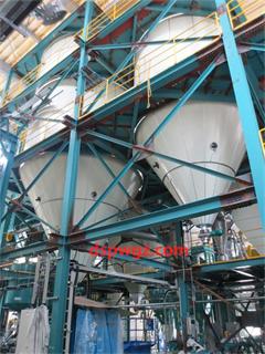 pressure-spray granulating and drying machines