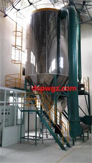 pressure-spray granulating and drying machines