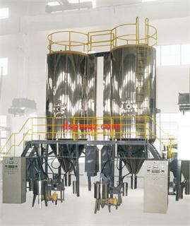 pressure-spray granulating and drying machines